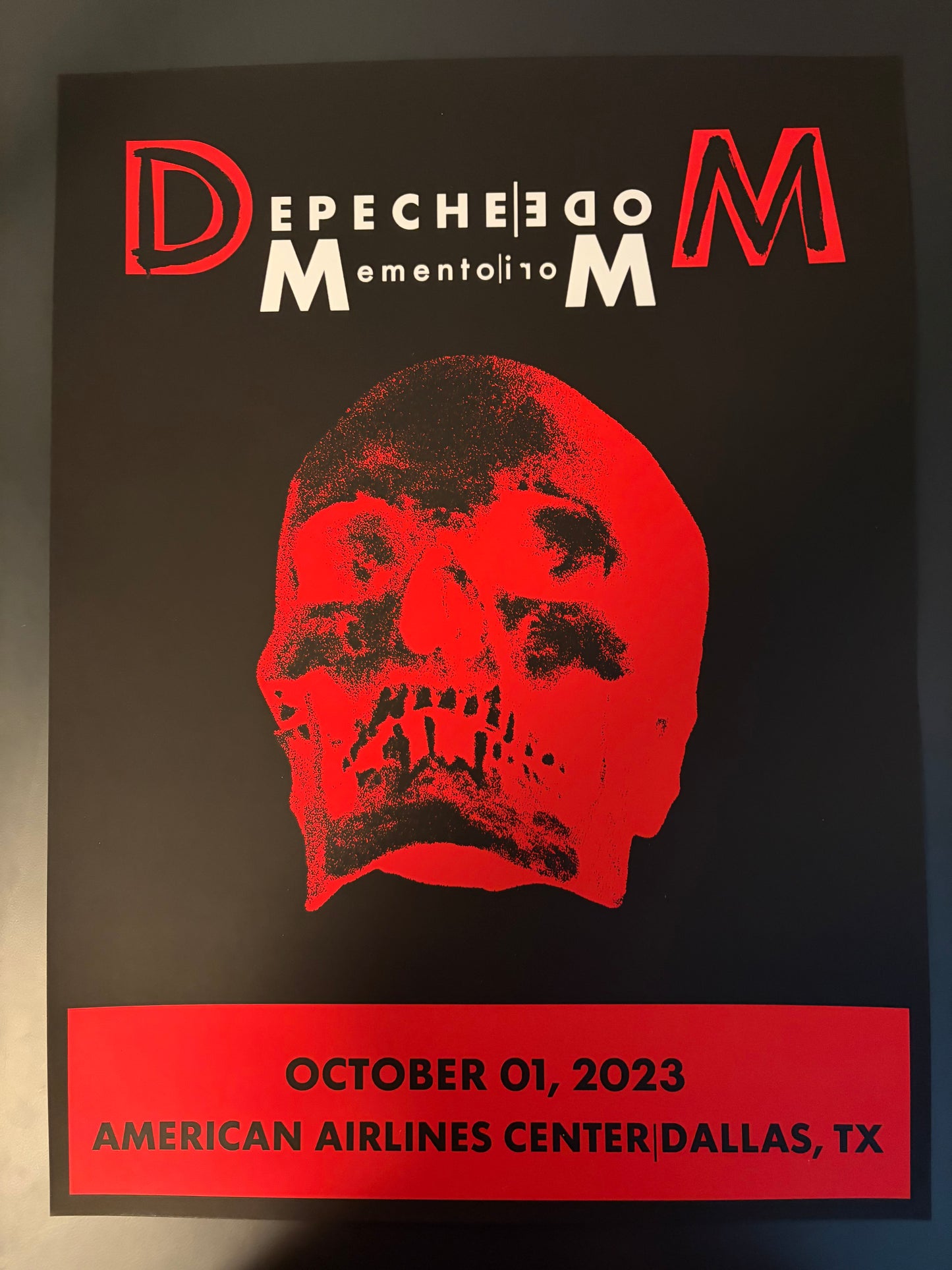 Depeche Mode Poster Dallas, Texas 2023