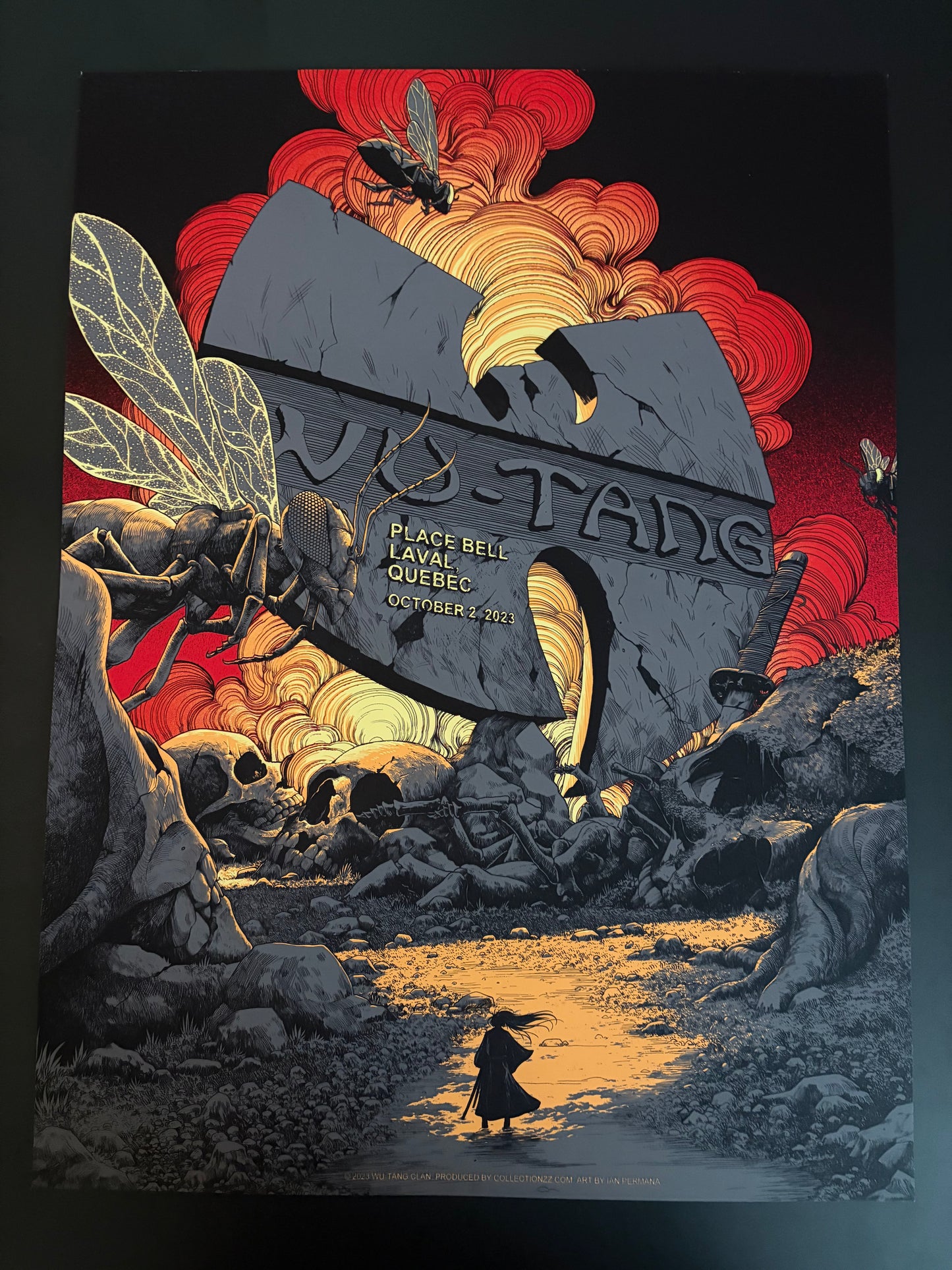Wu-Tang Clan Poster Laval, Quebec 2023 - Ian Permana
