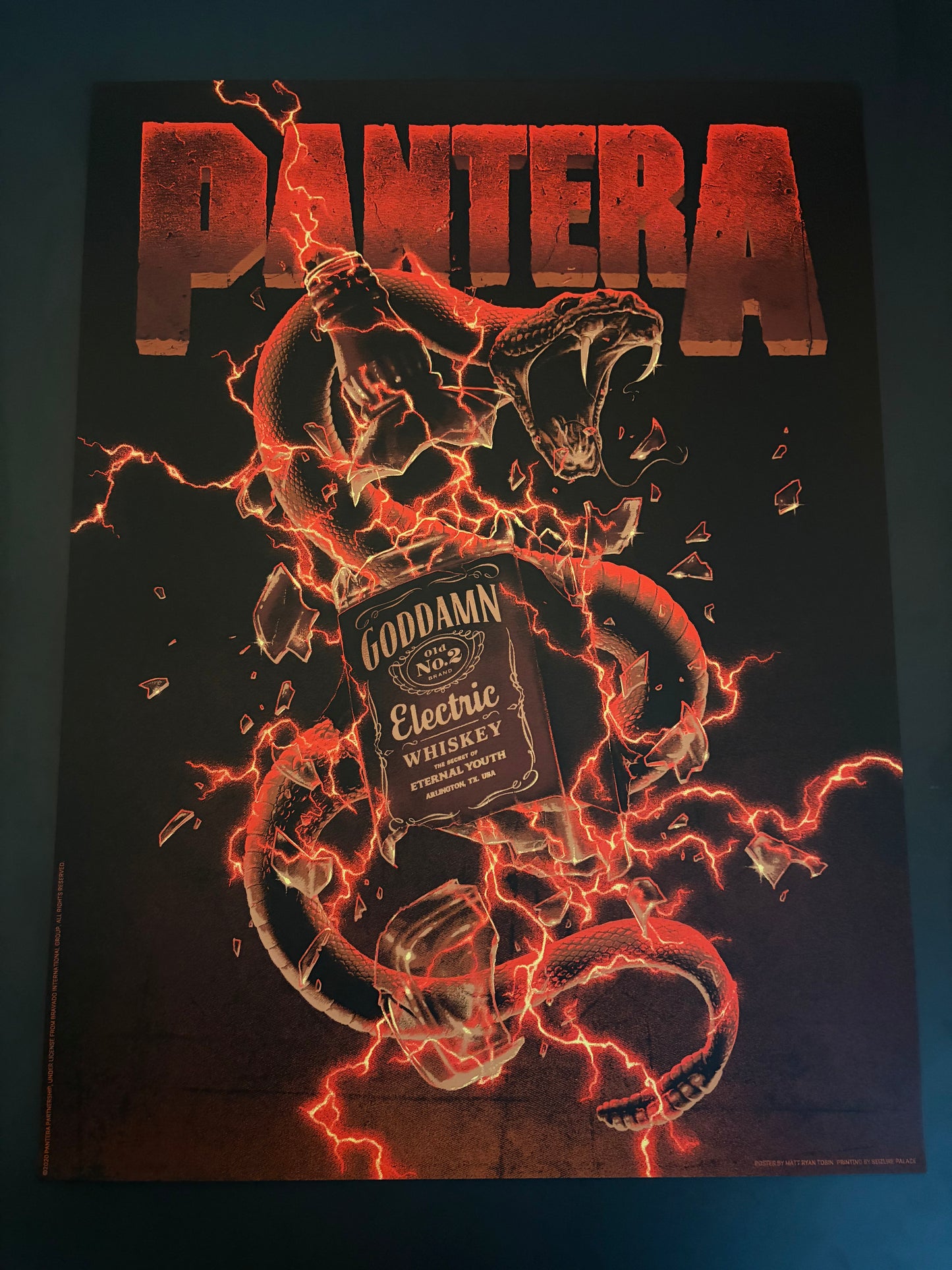 Pantera Goddamn Electric Whiskey Arlington, Texas 2020 - Matt Ryan Tobin