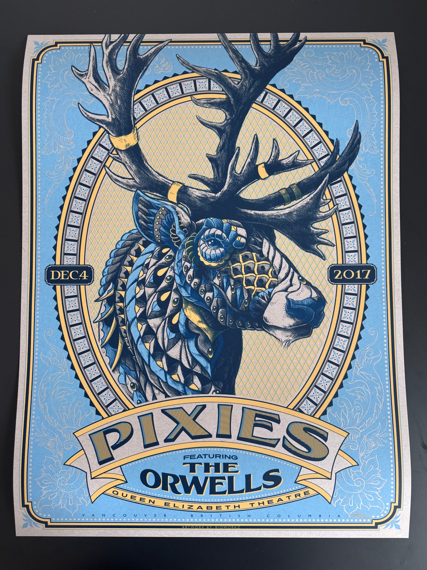 Pixies Poster Vacouver, British Columbia, Canada 2017 - BioWorkZ