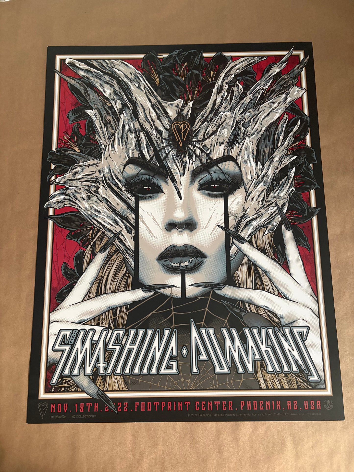 Smashing Pumpkins Poster Phoenix, Arizona 2022 - Rhys Cooper