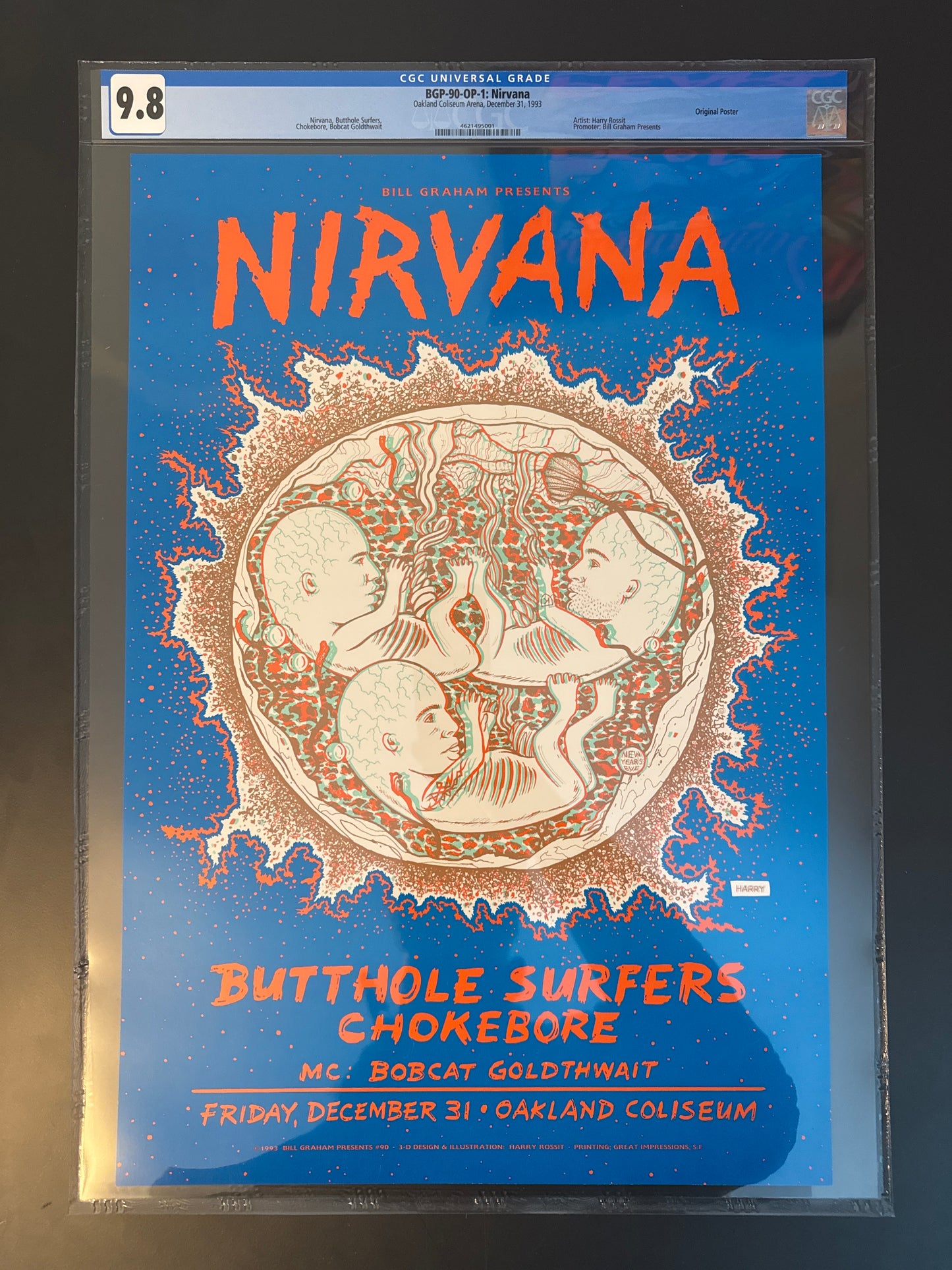 Nirvana Oakland, California 1993 - Harry Rossit