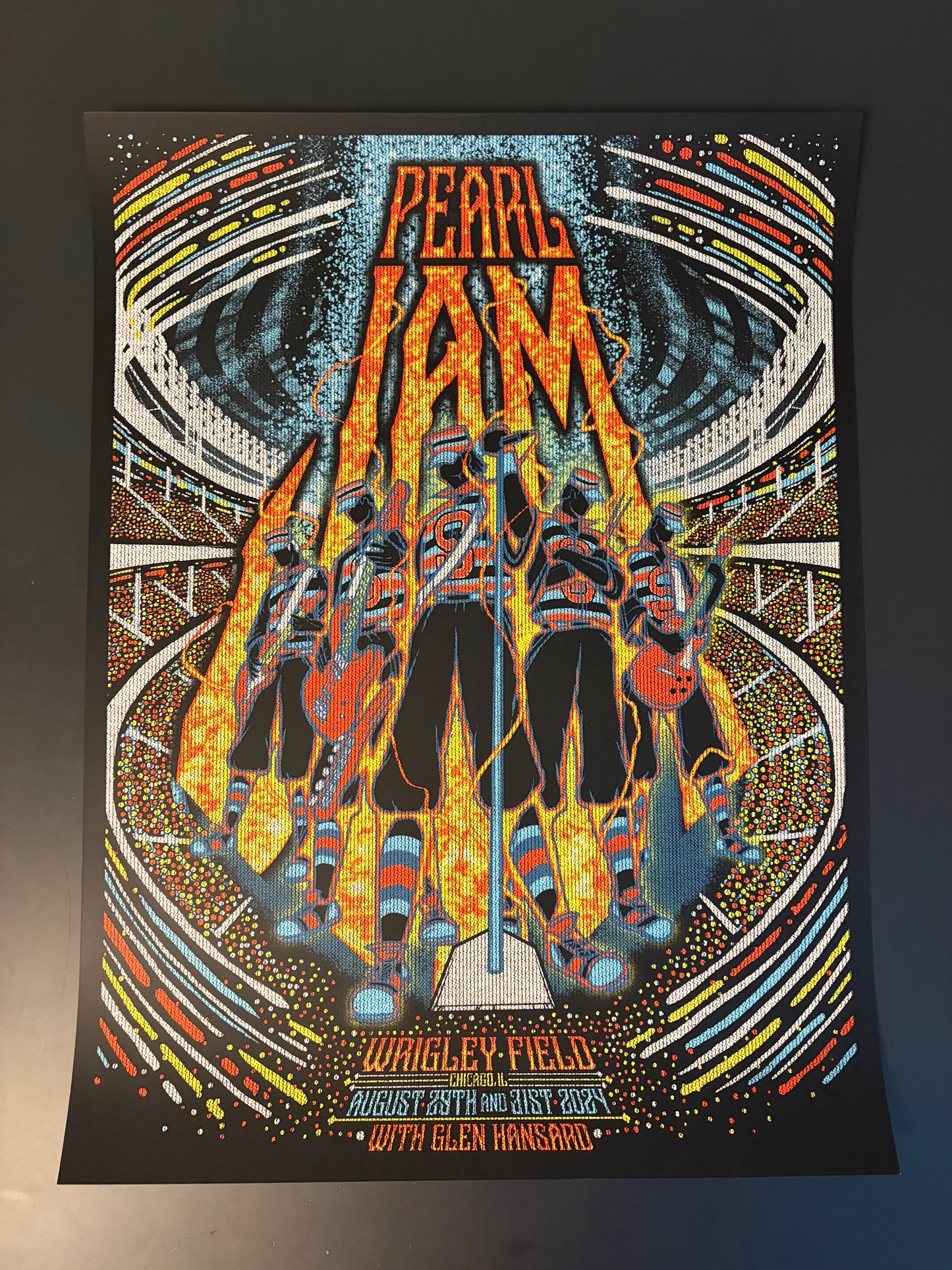Pearl Jam Poster Chicago, Illinois 2024 - Brad Klausen