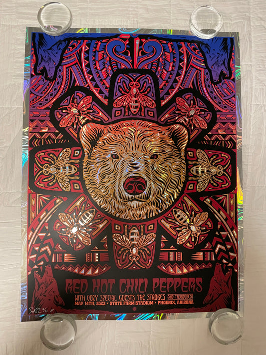 Red Hot Chil Peppers Phoenix, Arizona (Swirl Foil) - Todd Slater