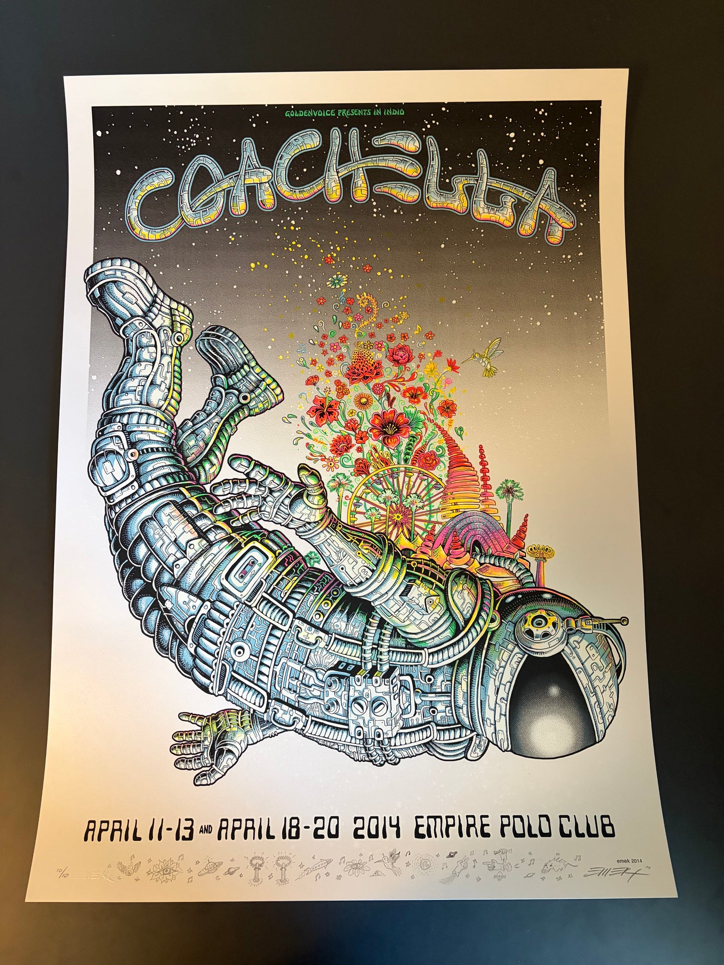 Coachella Indio, California 2014 (White Pearl Variant) - Emek
