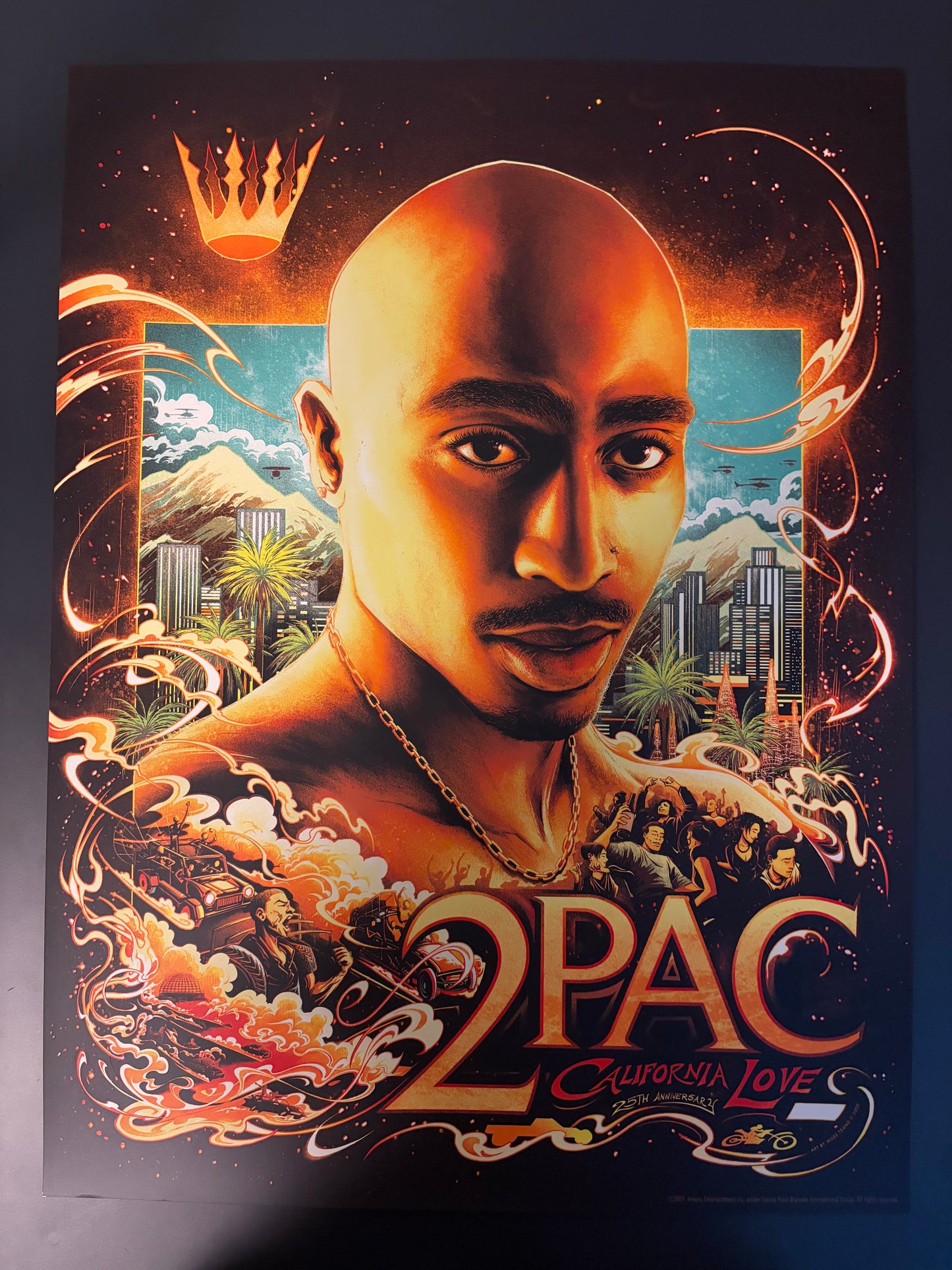 2Pac California Love Poster 2021 - Miles Tsang