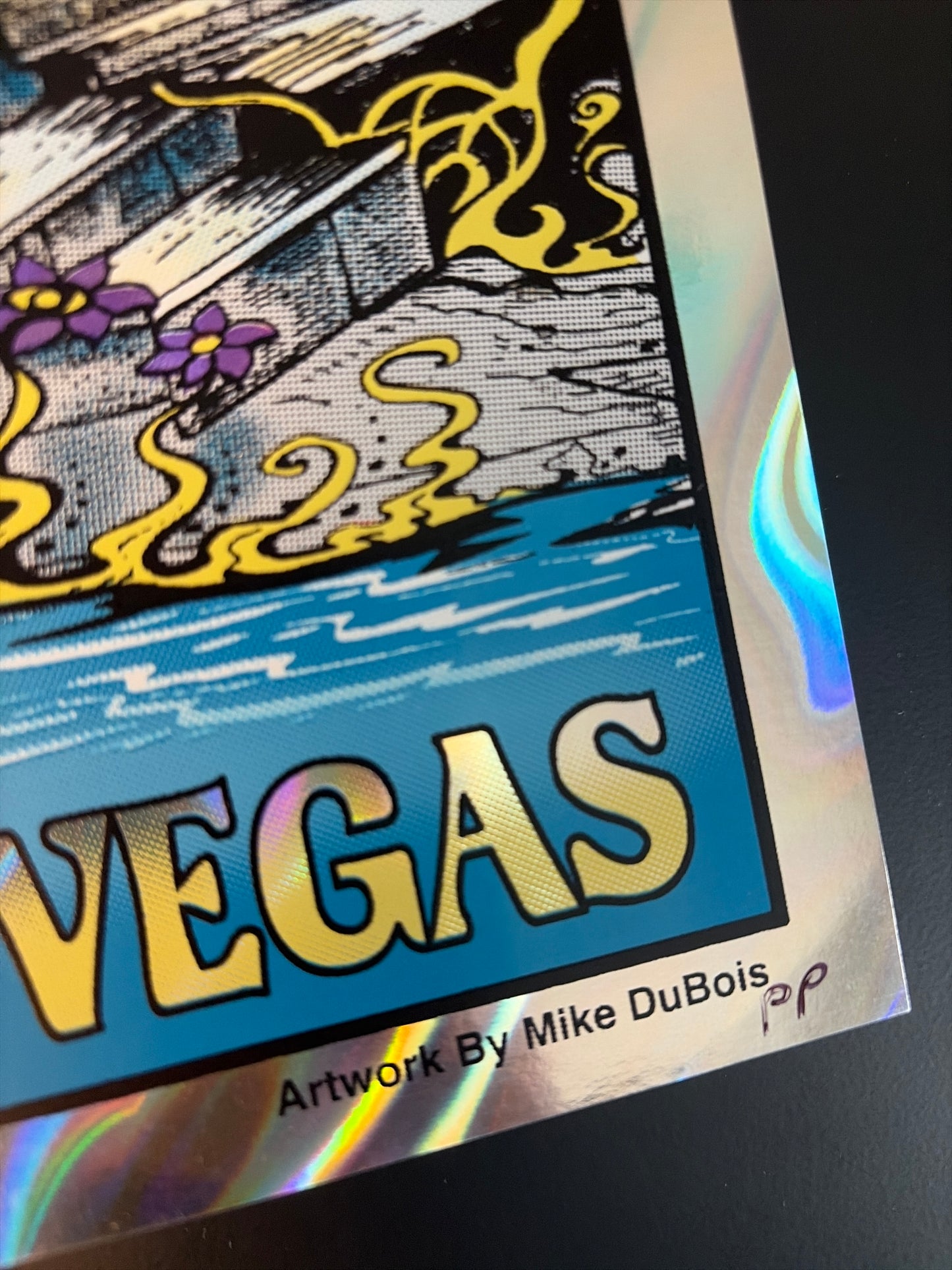 Dead & Company Poster Sphere Las Vegas, Nevada 2025 (Lava Foil) - Mike DuBois