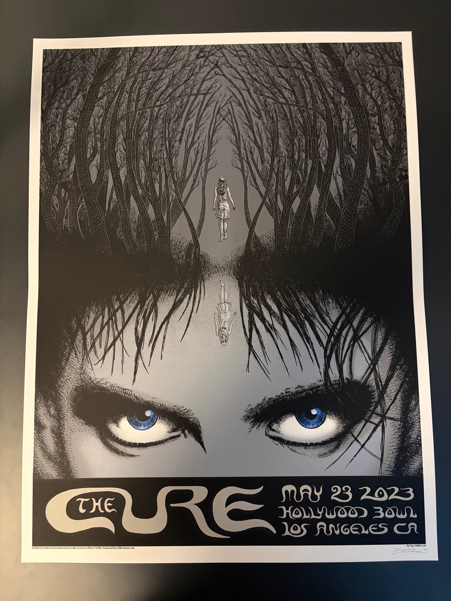 The Cure Poster Los Angeles, California 2023 - Emek