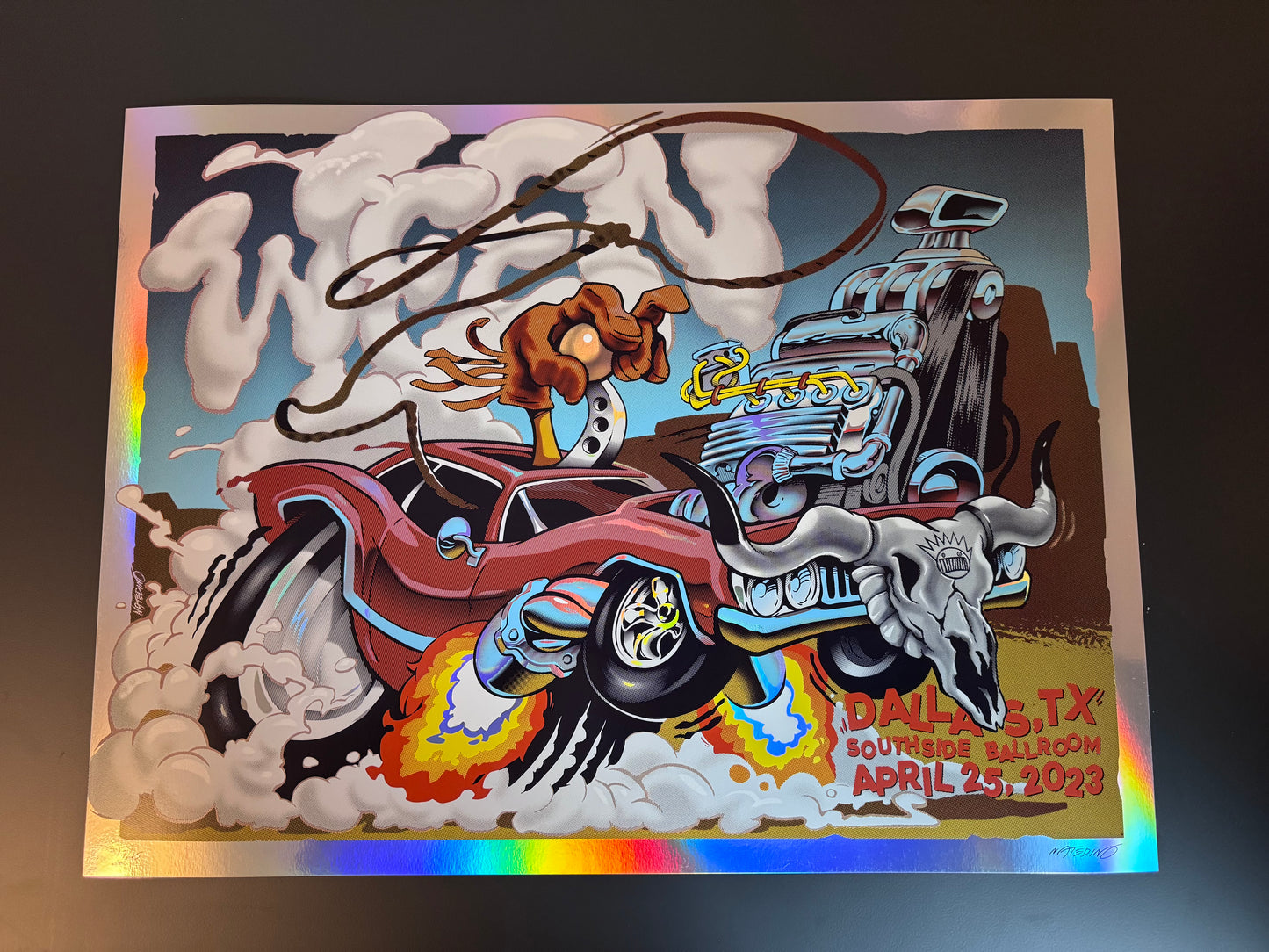 Ween Poster Dallas, Texas 2023 (Foil) - Nate Dino