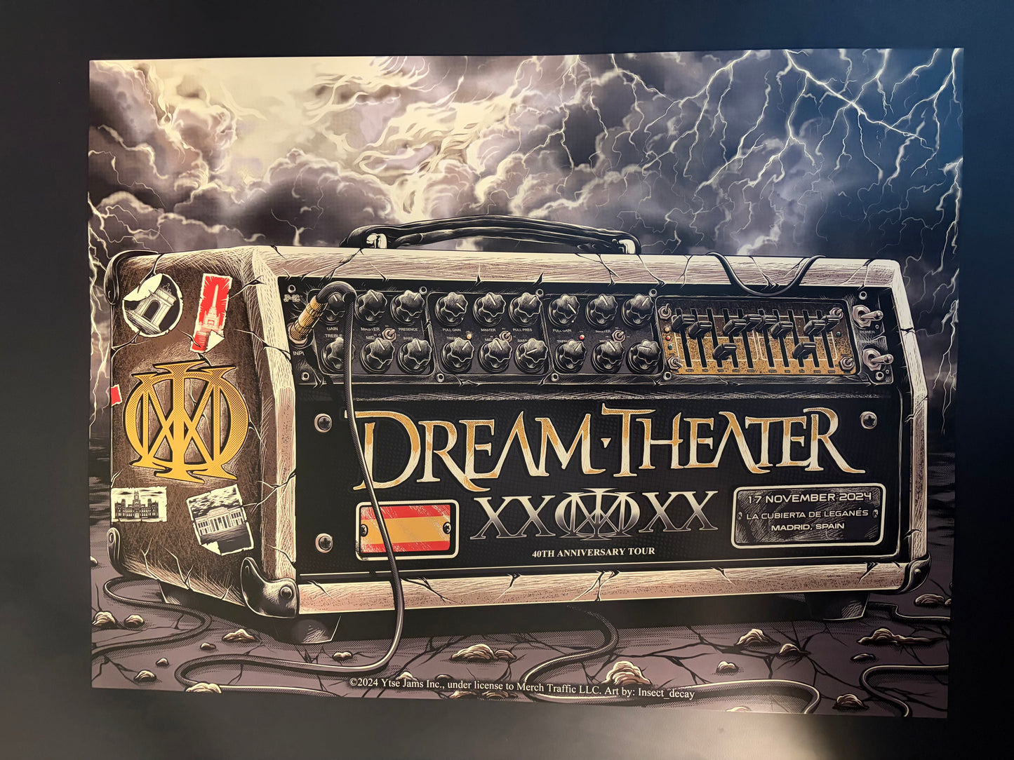 Dream Theater Poster Madrid, Spain 2024 - Insect Decay