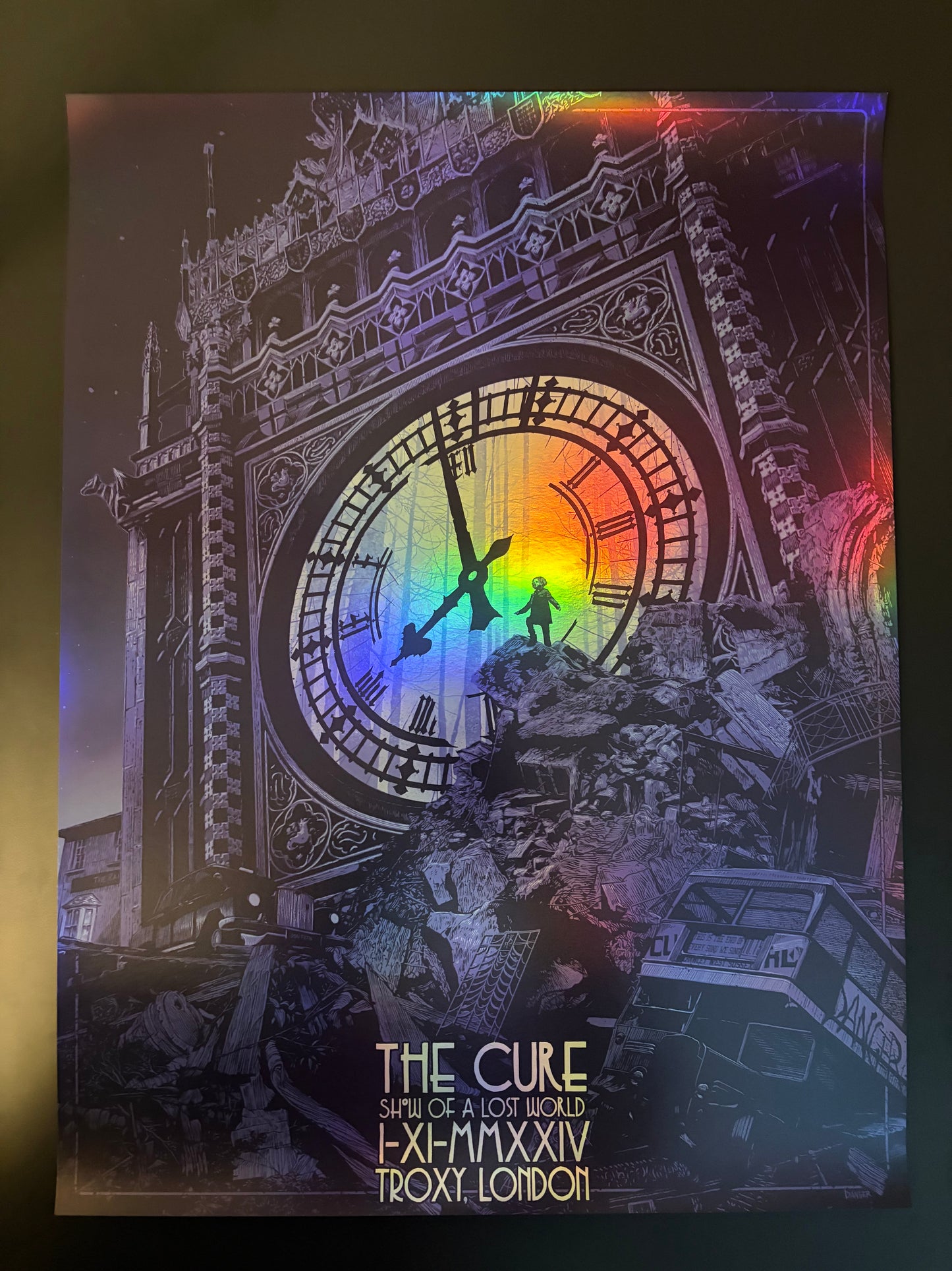 The Cure Poster London, UK 2024 (Foil) - Daniel Danger