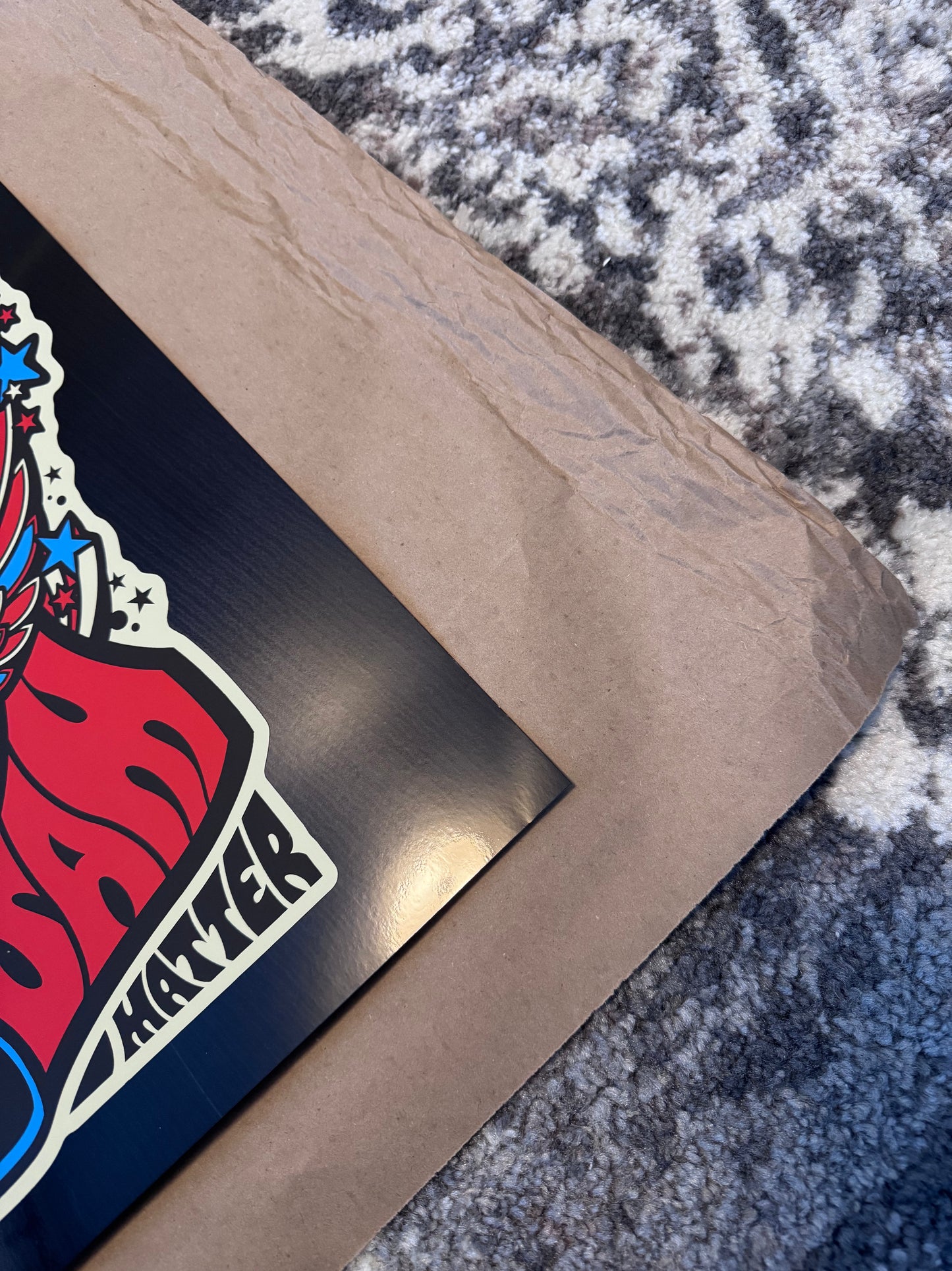 Pearl Jam Poster, Philadelphia 2024 (Black Foil) - Ames Design