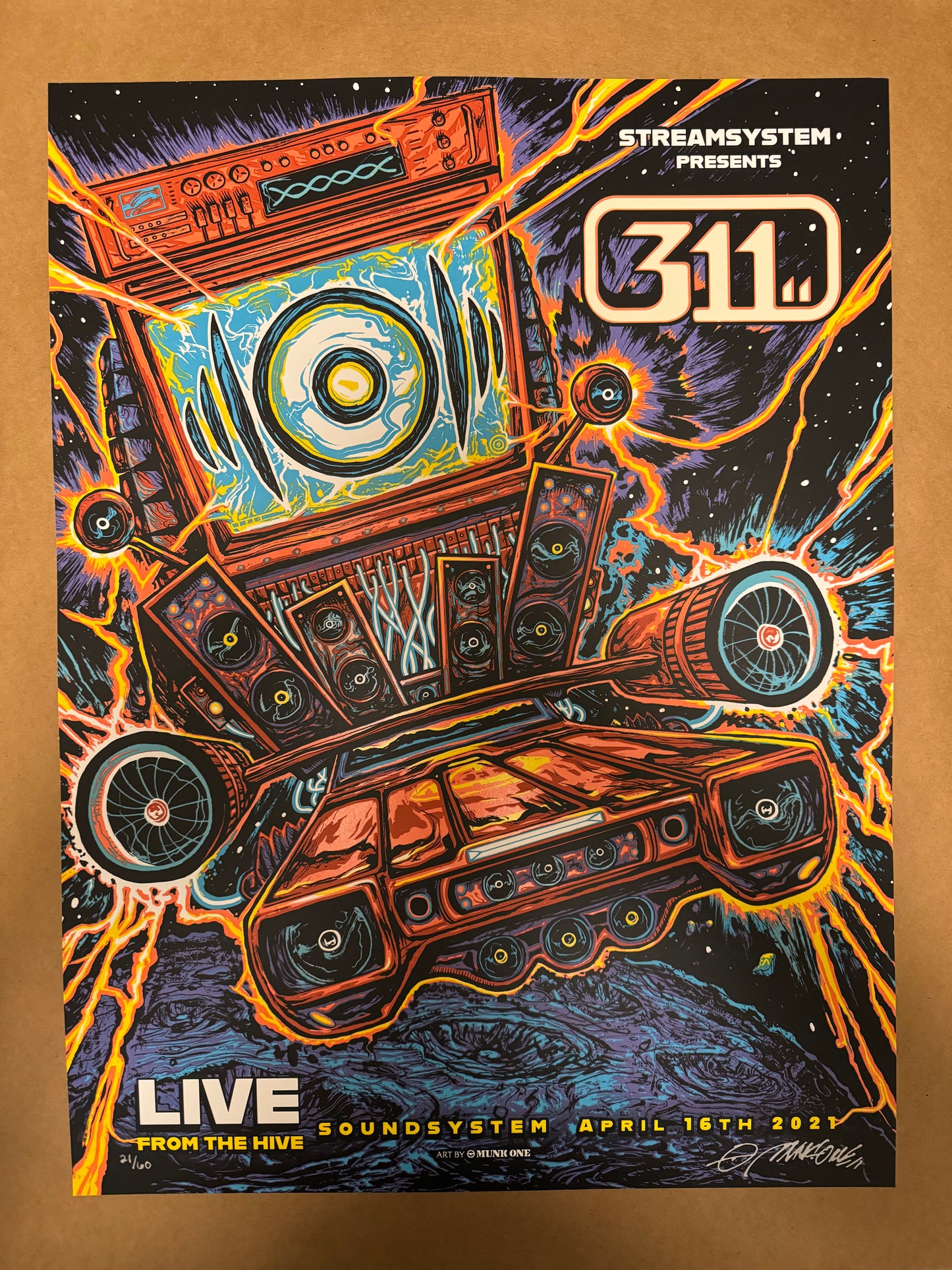 311 Live from the Hive Los Angeles, California (Variant) - Munk One
