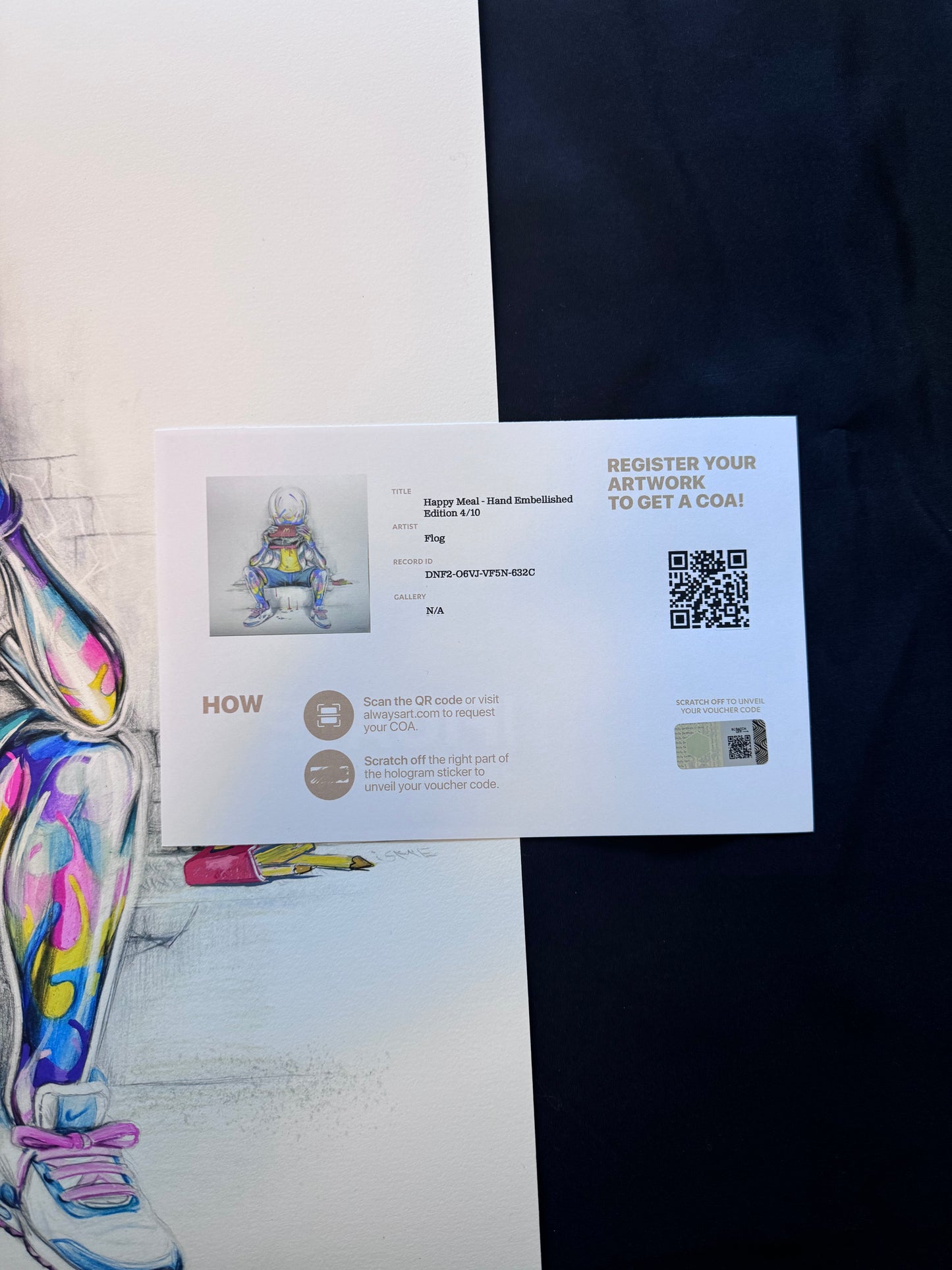 Happy Meal (Hand Finished 1/1) 2024 - Flog