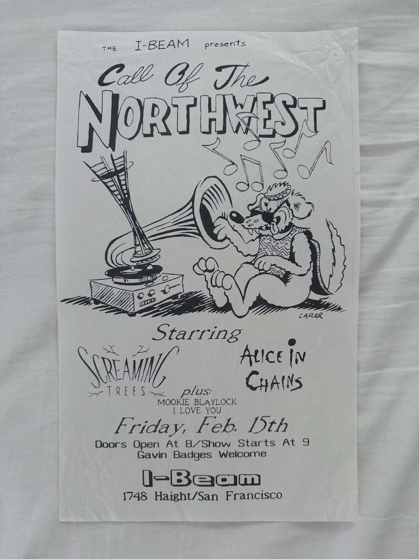 Alice in Chains & Mookie Blaylock San Francisco Flyer 1991