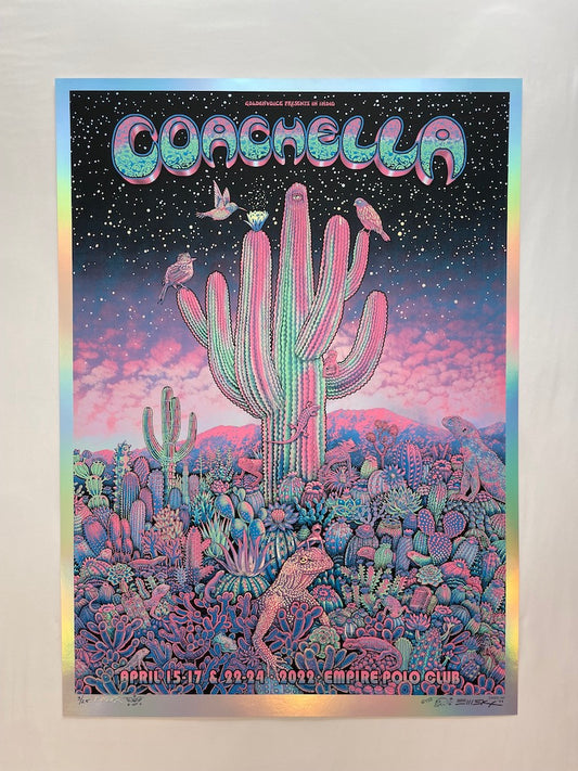 Coachella Indio, California 2022 (Night Foil) - Emek