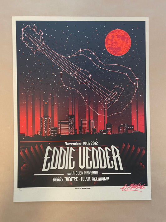 Eddie Vedder Tulsa, Oklahoma 2012 - Munk One