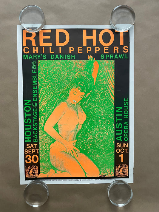 Red Hot Chili Peppers Austin & Houston, Texas 1989 - Frank Kozik