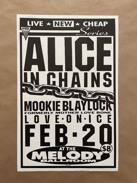 Alice in Chains & Mookie Blaylock Melody Ballroom Portland Oregon 1991 - Mike King