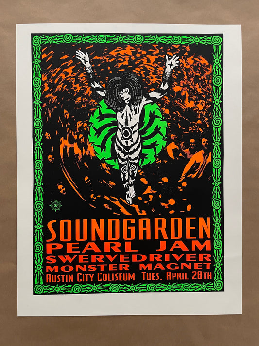 Soundgarden & Pearl Jam Austin, Texas 1992 - Craig Oelrich