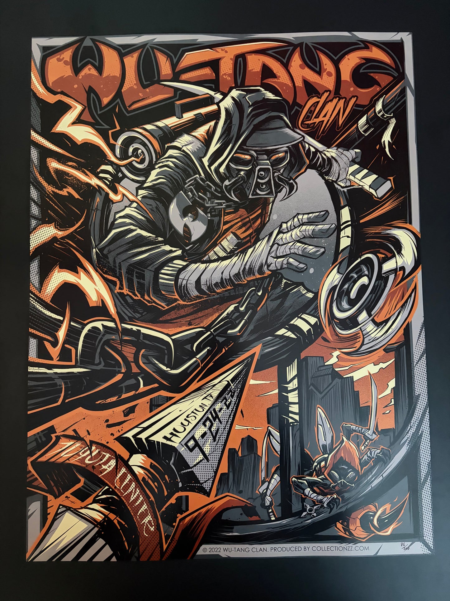 Wu-Tang Clan Poster Houston, Texas 2022 - Dayne Henry Jr