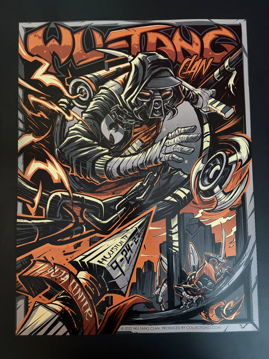 Wu-Tang Clan Poster Houston, Texas 2022 - Dayne Henry Jr