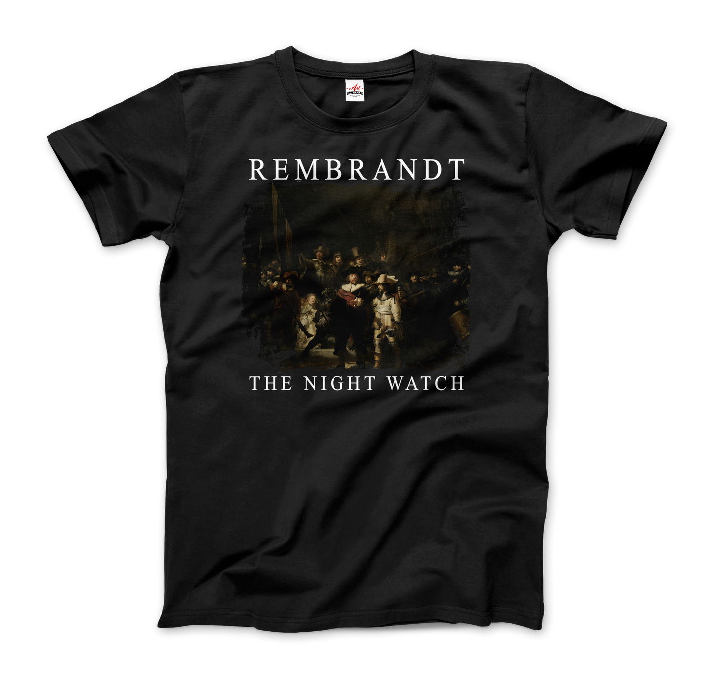 Rembrandt - The Night Watch 1642 Artwork T-Shirt-5