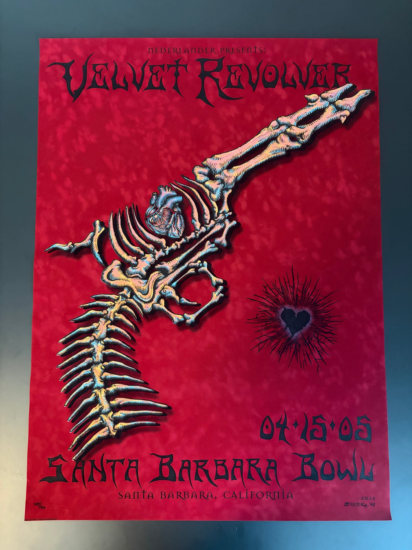 Velvet Revolver Poster Santa Barbara 2005 - Emek