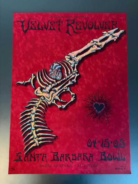 Velvet Revolver Poster Santa Barbara 2005 - Emek