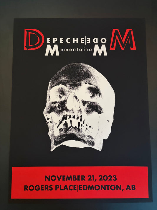 Depeche Mode Poster Edmonton, Alberta 2023