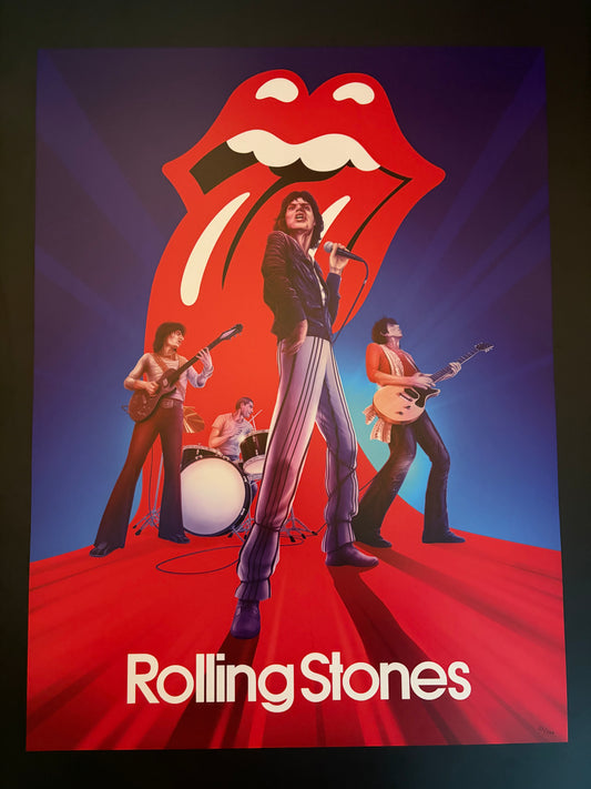 Rolling Stones Tour of the Americas Poster 2024 - Adam Stothard