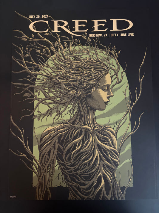 Creed Poster Bristow, Virginia 2024 - Marlo Cruzlight