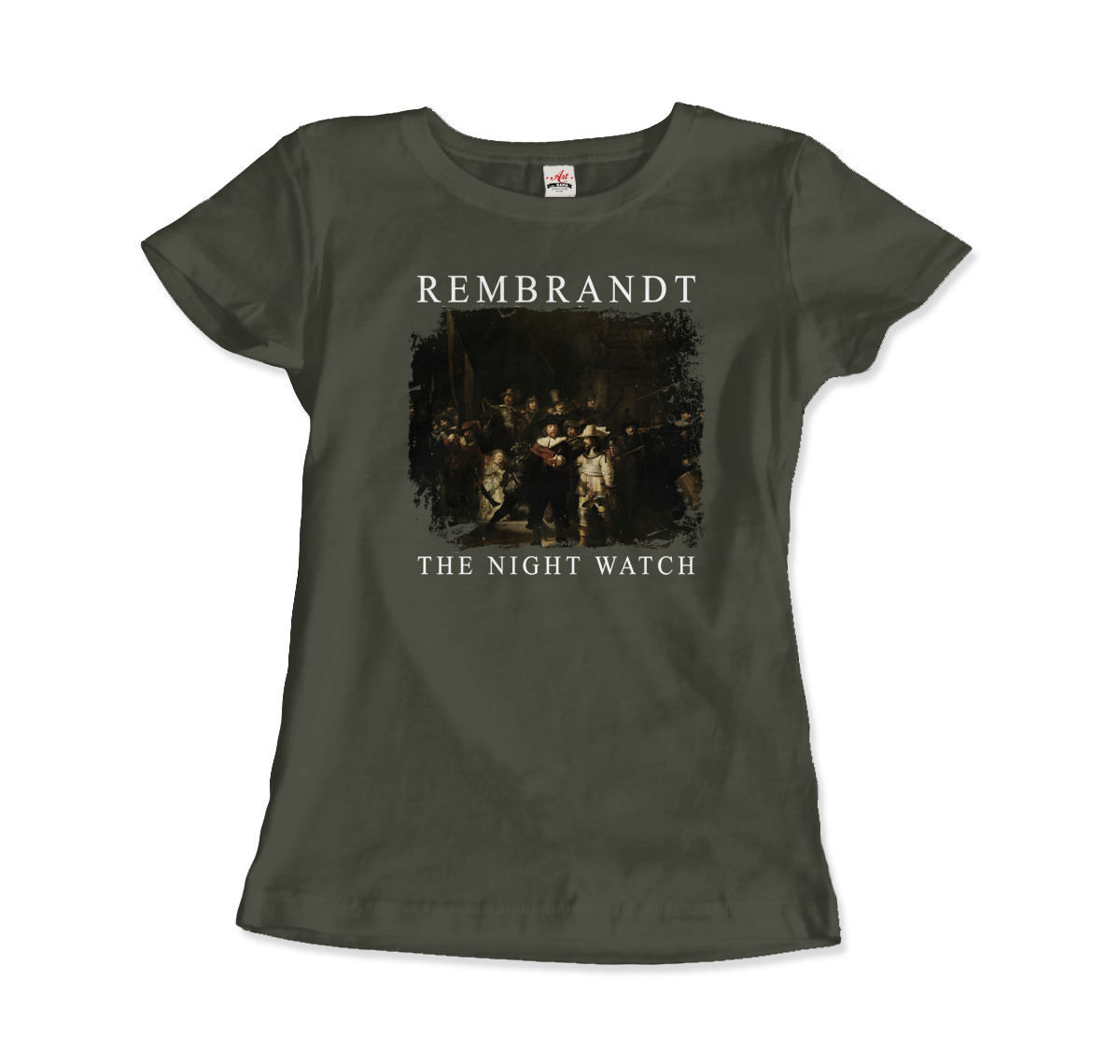 Rembrandt - The Night Watch 1642 Artwork T-Shirt-2