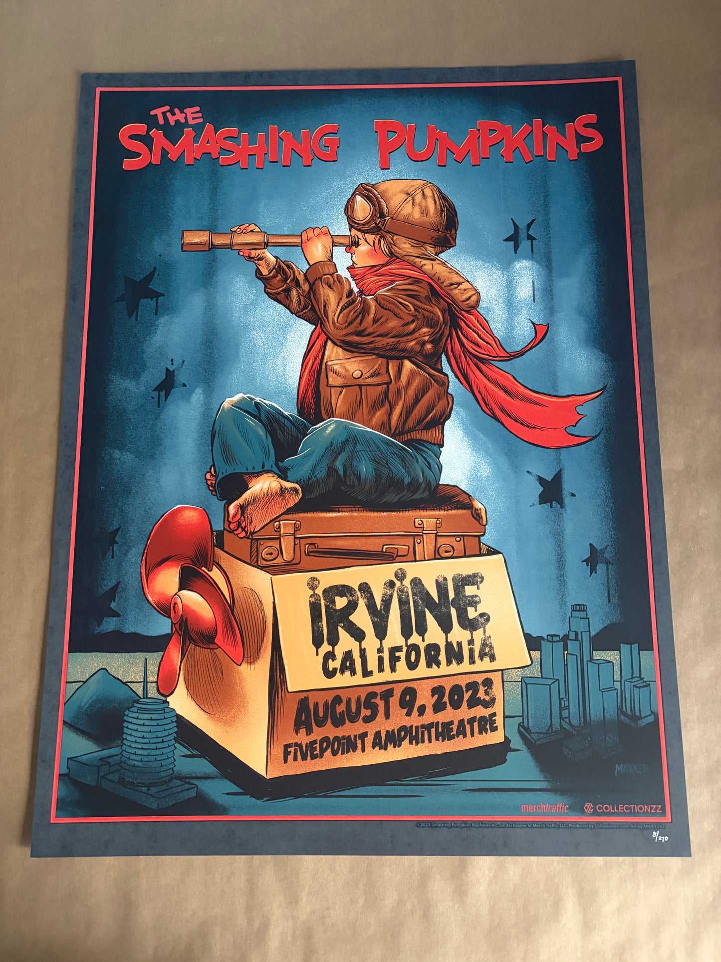 Smashing Pumpkins Poster Irvine, California 2023 - Maxx242