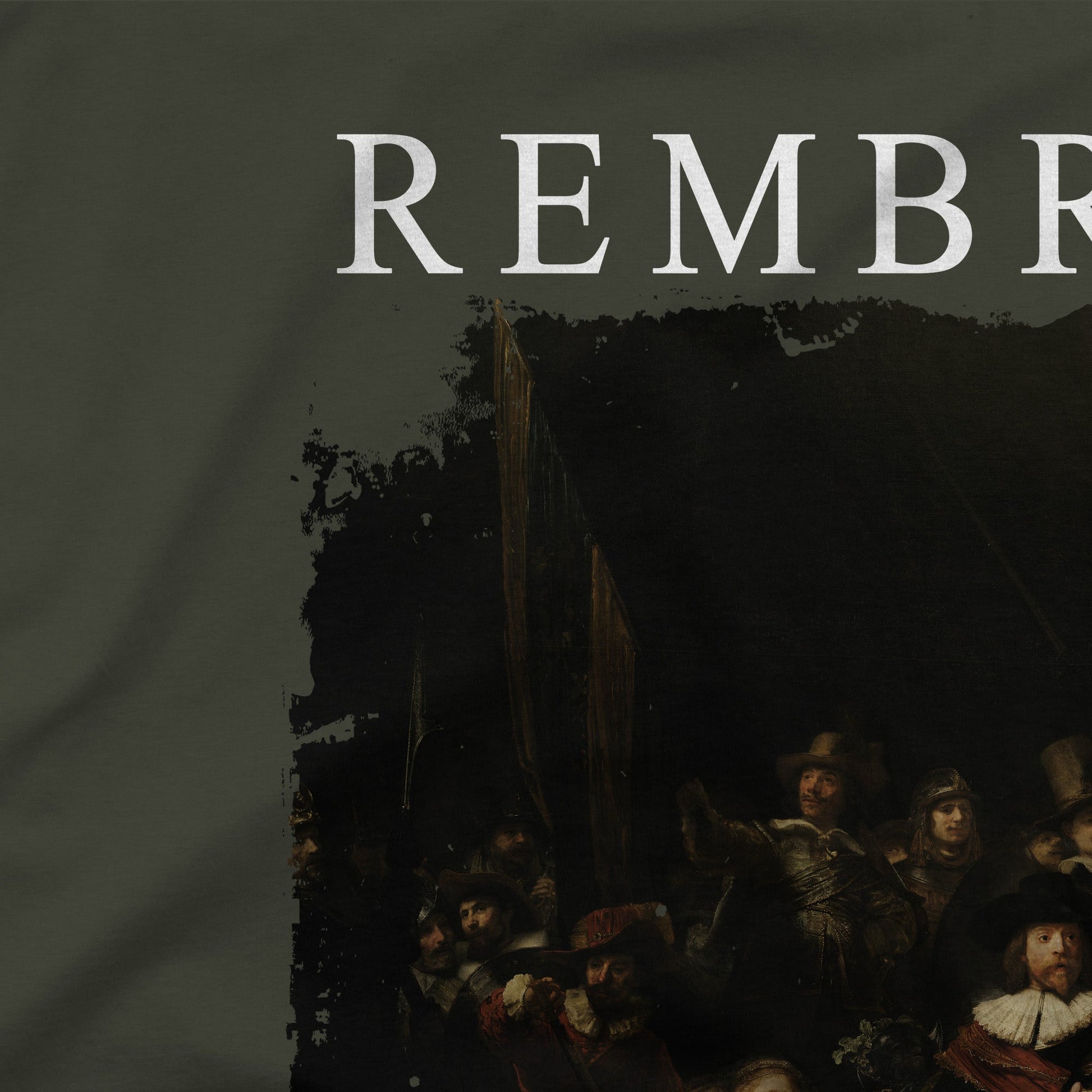 Rembrandt - The Night Watch 1642 Artwork T-Shirt-1