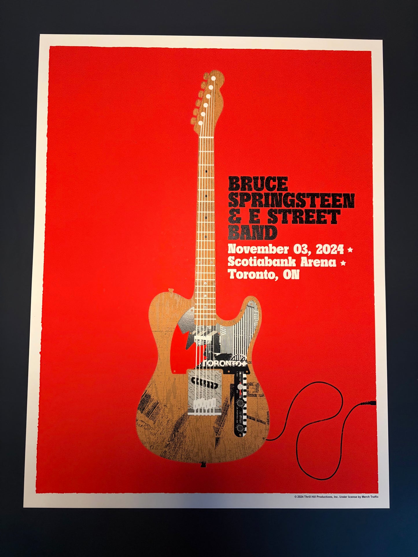 Bruce Springsteen Poster Toronto, Ontario 2024 - Matt Needle