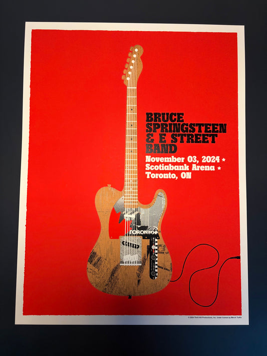 Bruce Springsteen Poster Toronto, Ontario 2024 - Matt Needle
