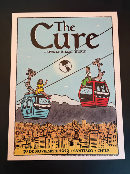 The Cure Poster Santiago, Chile 2023 - Sarah Sumeray