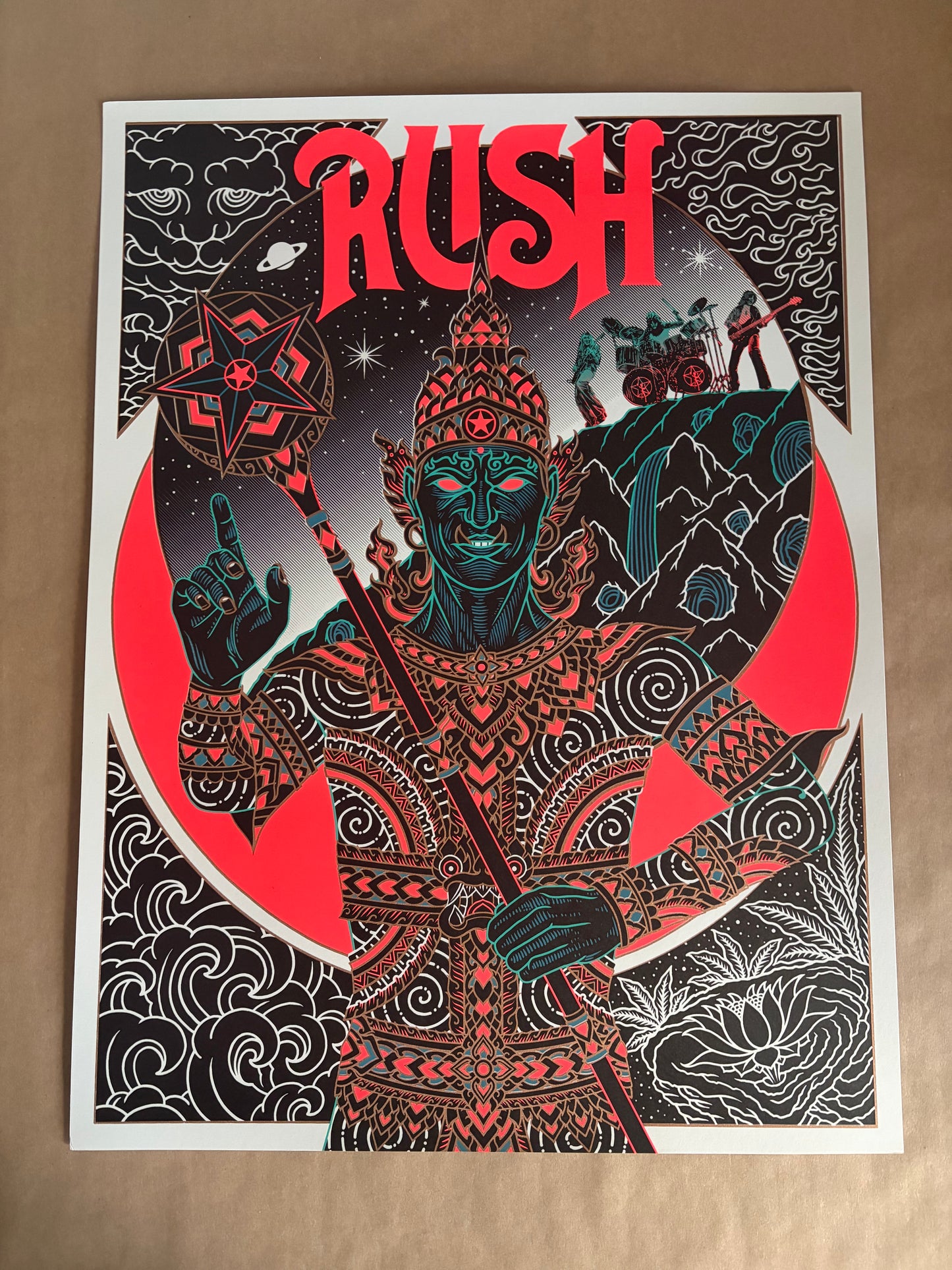 Rush Poster 2112 The Temples of Syrinx 2020 - Palehorse