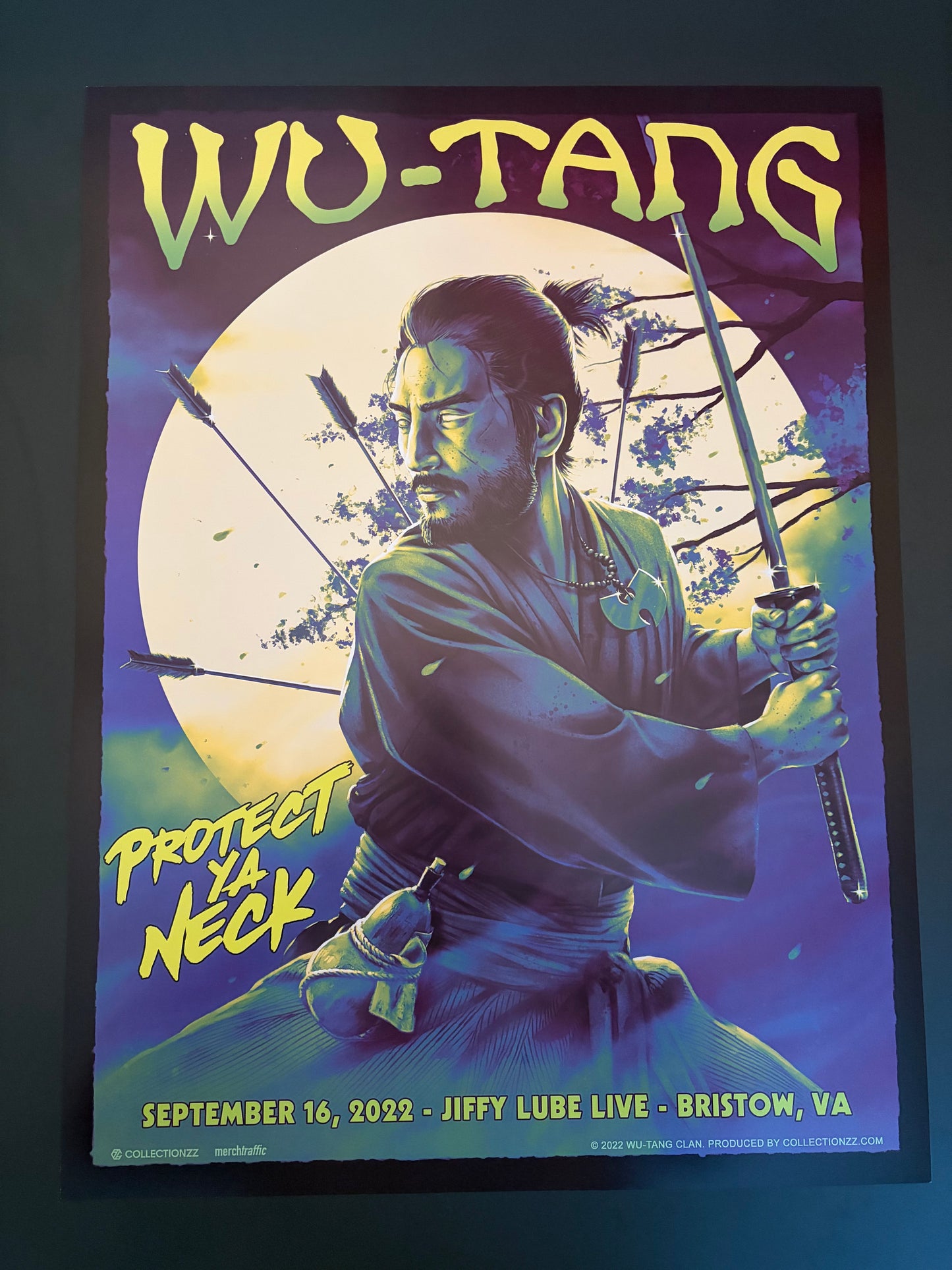 Wu-Tang Clan Poster Bristow, Virginia 2022 - Tom Walker