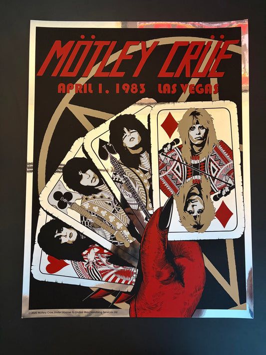 Motley Crue 1983 Las Vegas, Nevada 2020 (Foil) - Andrew Alekseev