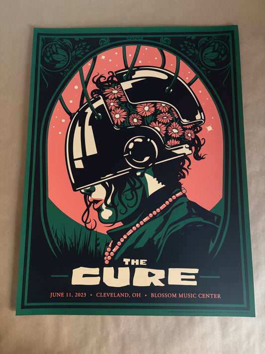 The Cure Poster Cleveland, Ohio 2023 - Jack Gregory
