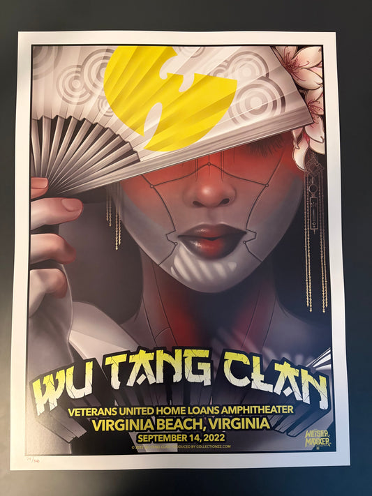 Wu-Tang Clan Poster Virginia Beach 2022 - Maxx242 & Kathleen Goff
