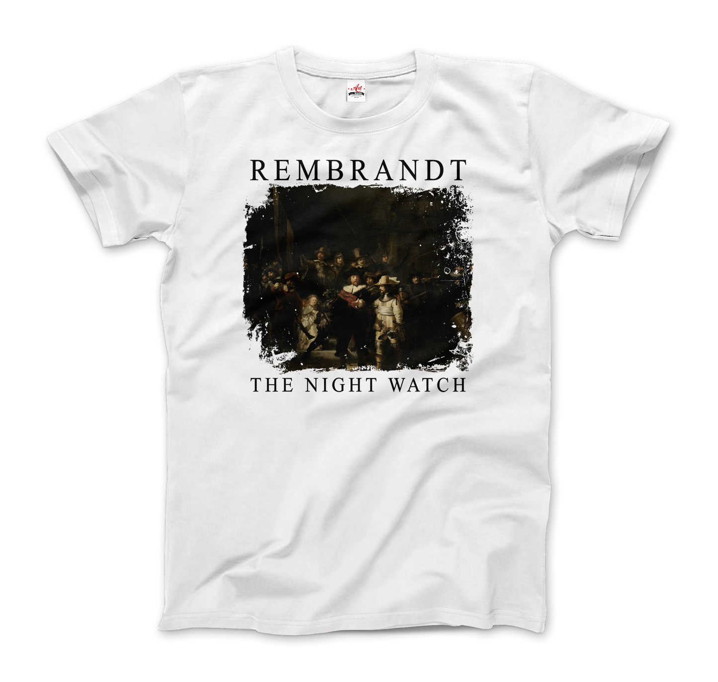 Rembrandt - The Night Watch 1642 Artwork T-Shirt-3