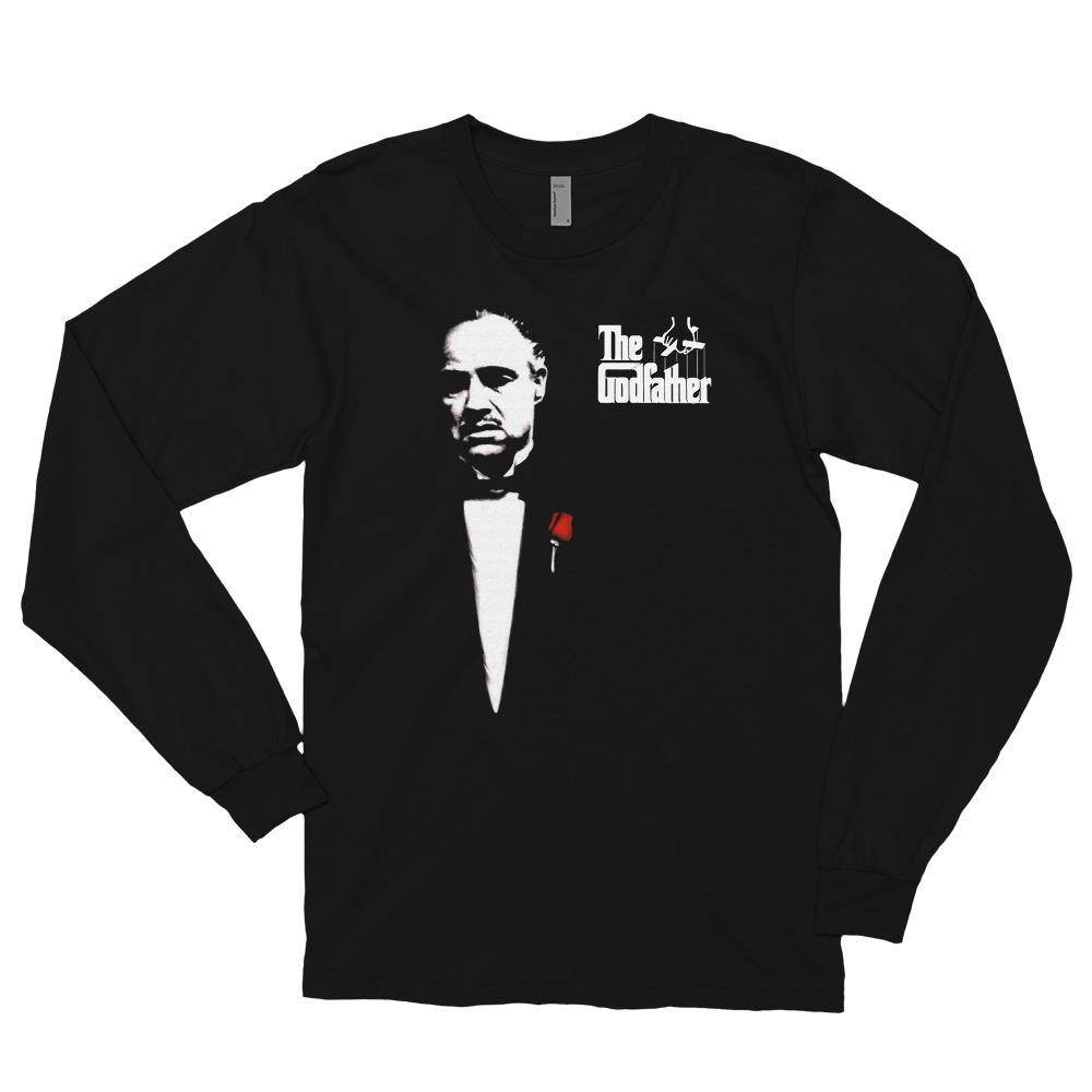 The Godfather 1972 Movie Don Corleone Long Sleeve Shirt-0