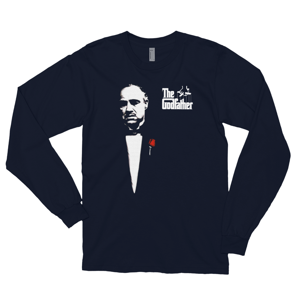 The Godfather 1972 Movie Don Corleone Long Sleeve Shirt-3