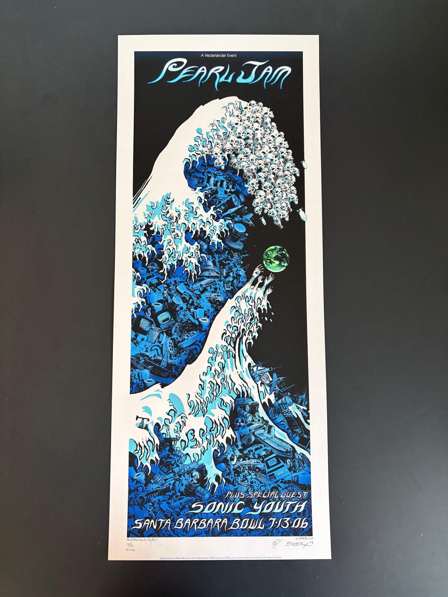 Pearl Jam Santa Barbara, California (Black) 2006 - Emek