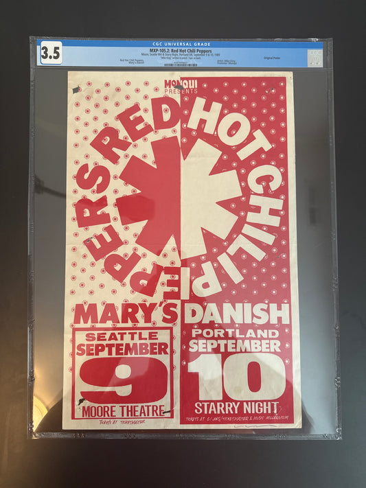 Red Hot Chili Peppers Seattle, Washington 1989 - Mike King