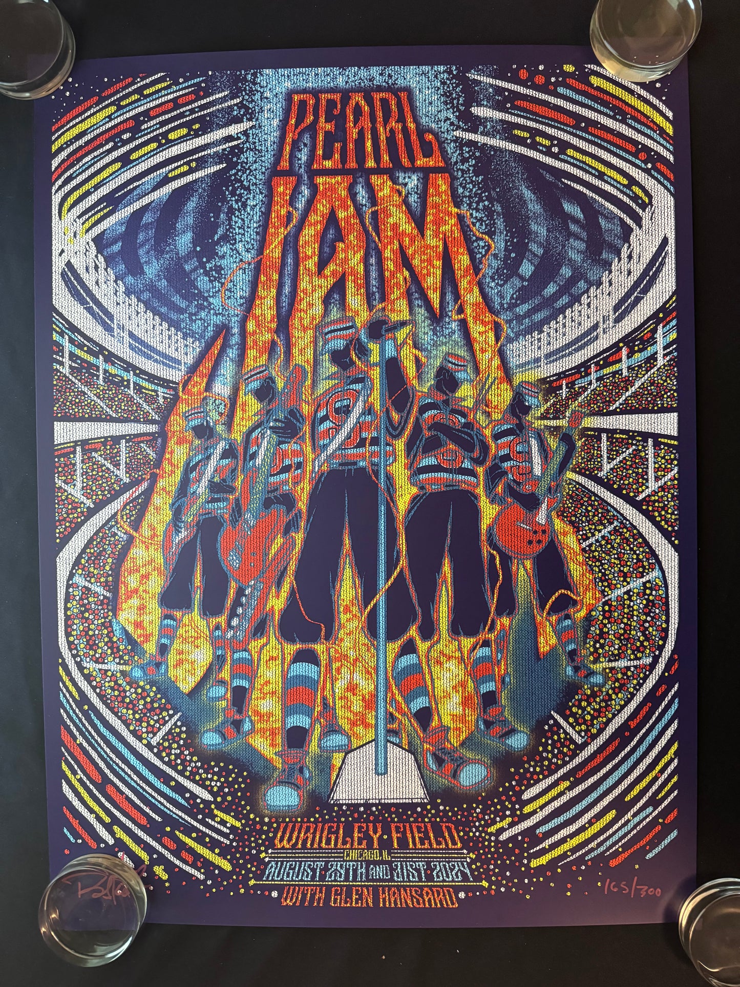 Pearl Jam Poster Chicago, Illinois 2024 (Variant) - Brad Klausen