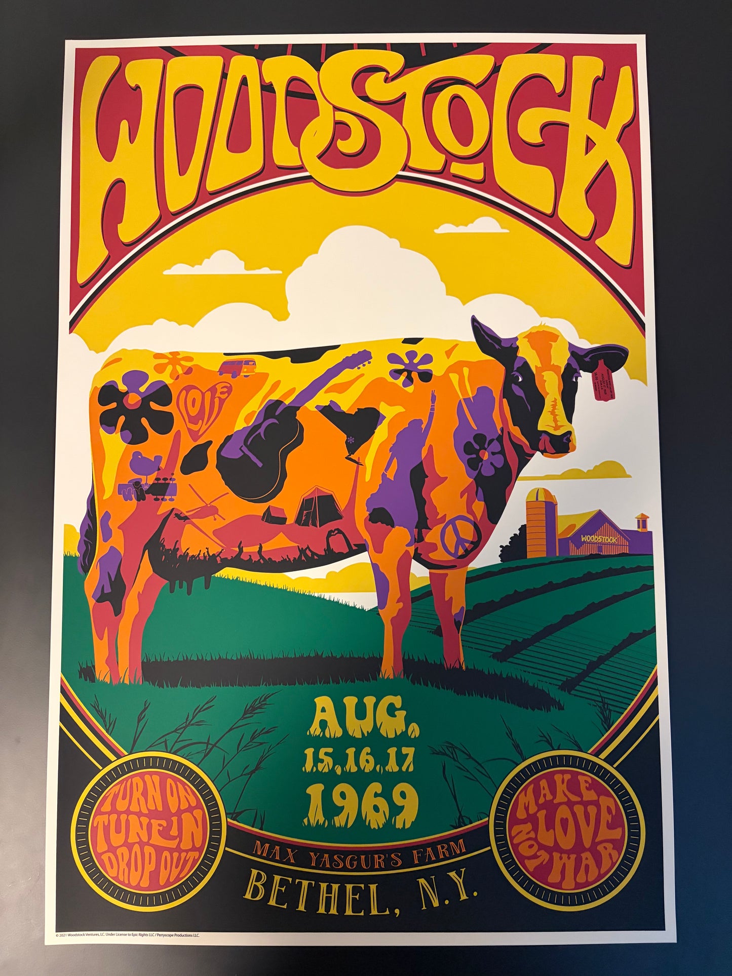 Woodstock Bethel, New York Poster 2021